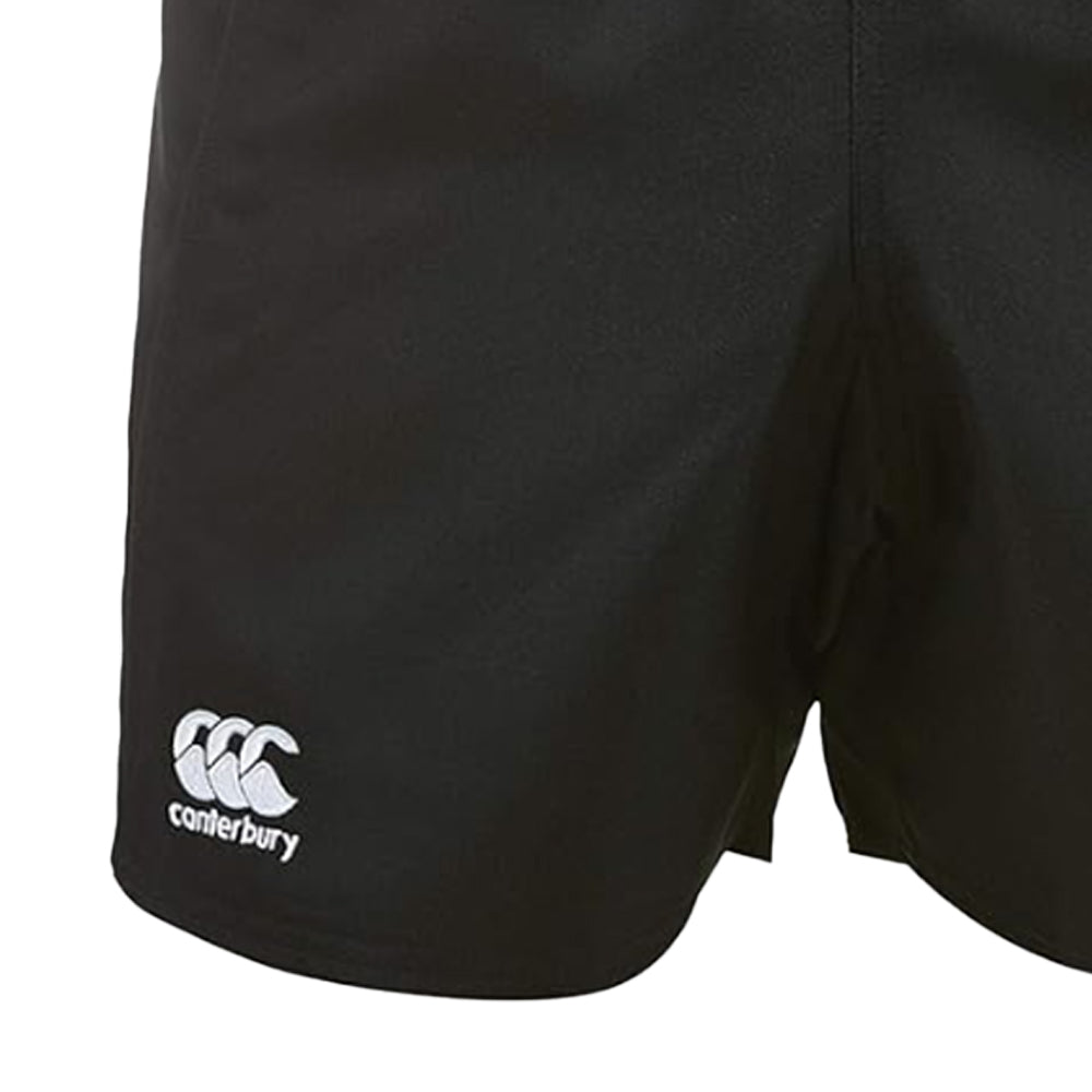 Black-White - Back - Carta Sport Mens Rugby Shorts