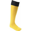 Gold-Black - Front - Euro Mens Football Socks