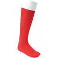 Red-White - Front - Euro Mens Football Socks