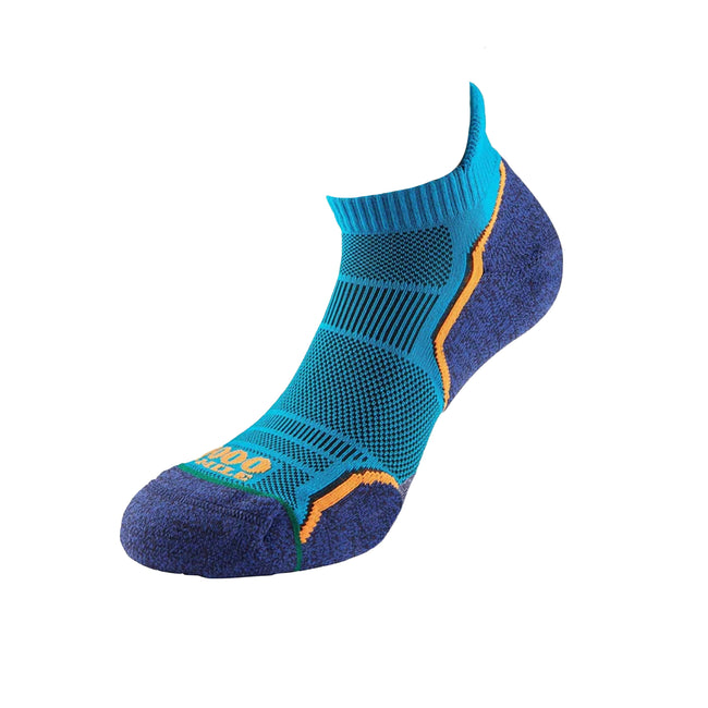 Blue - Back - 1000 Mile Mens Liner Socks (Pack of 2)