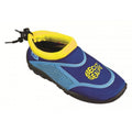Blue-Yellow - Front - Beco Childrens-Kids Sealife Water Shoes