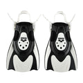 Black-White - Front - Arena Unisex Adult Power Fit Diving Fins