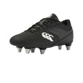 Black-White - Front - Canterbury Childrens-Kids Phoenix Raze Soft Ground Rugby Boots