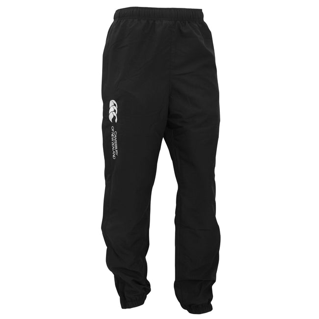 Black-White - Front - Canterbury Mens Cuffed Ankle Jogging Bottoms