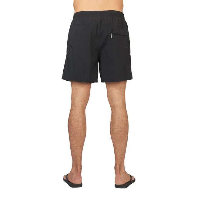 Black - Back - Speedo Mens Essentials Swim Shorts