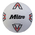 White-Black-Red - Front - Mitre 2024 Dimpled Football