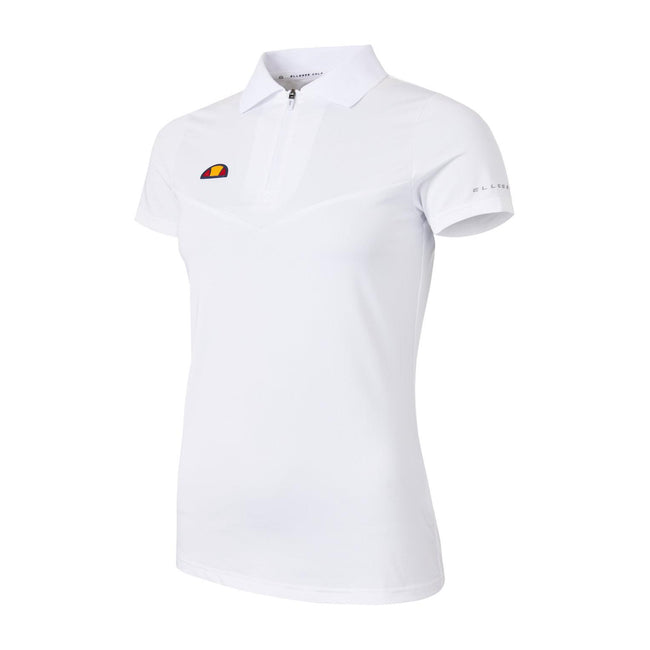 White - Front - Ellesse Womens-Ladies Kartin Polo Shirt