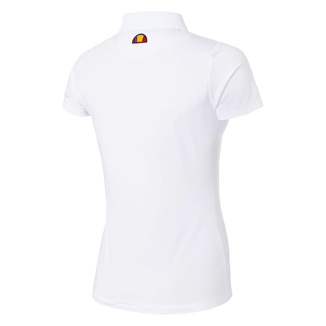 White - Back - Ellesse Womens-Ladies Kartin Polo Shirt
