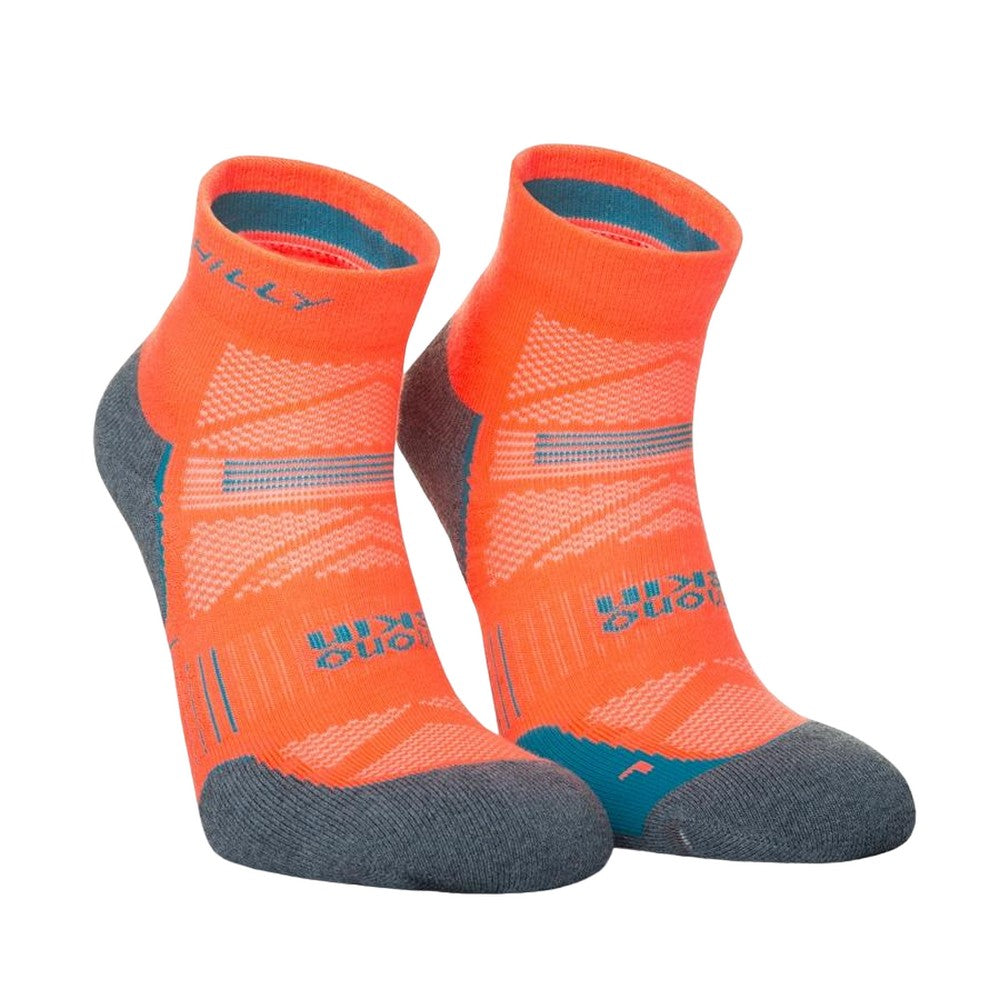 Neon Citrus-Grey Marl - Front - Hilly Unisex Adult Supreme Ankle Socks