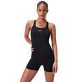 Black - Side - Speedo Womens-Ladies 2024 Eco Endurance+ Legsuit
