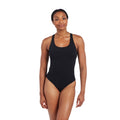 Black - Side - Zoggs Womens-Ladies Cottesloe Powerback 2024 One Piece Swimsuit