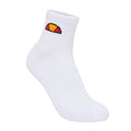 White - Front - Ellesse Mens Tallo Ankle Socks (Pack of 3)