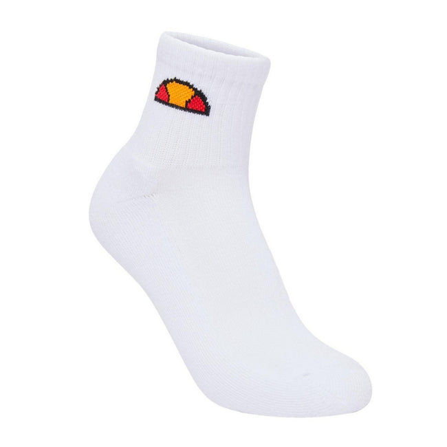 White - Front - Ellesse Mens Tallo Ankle Socks (Pack of 3)