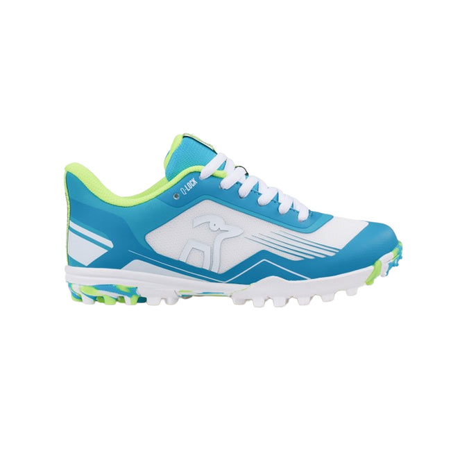 White-Mint - Back - Kookaburra Childrens-Kids 2024 Orbit Hockey Shoes