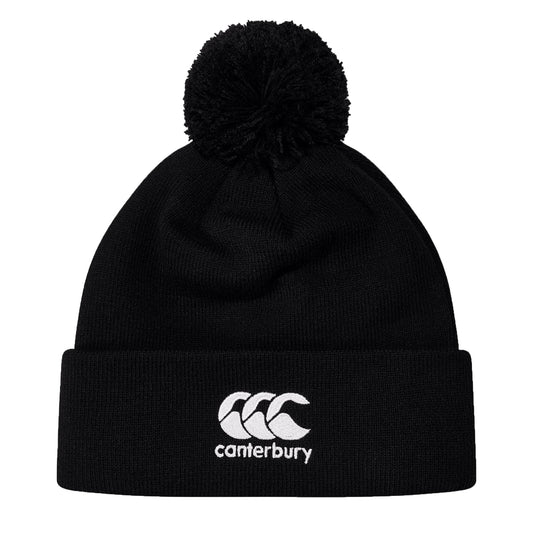 Black - Front - Canterbury 2025 Bobble Beanie