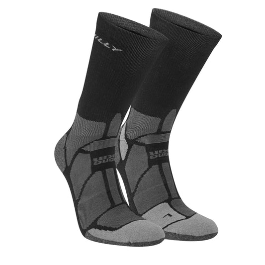 Black - Front - Hilly Unisex Adult Marathon Fresh Crew Socks