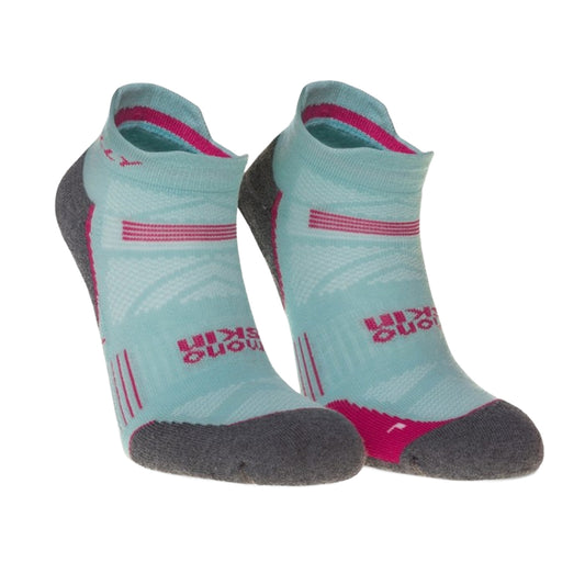 Aquamarine-Grey Marl - Front - Hilly Unisex Adult Supreme Socklets