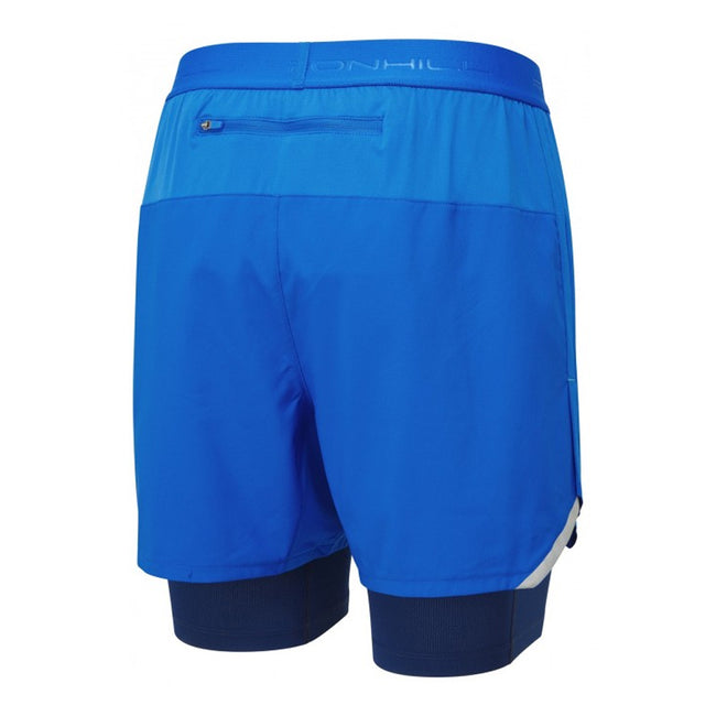 Sea Blue - Back - Ronhill Mens Tech 7 Shorts