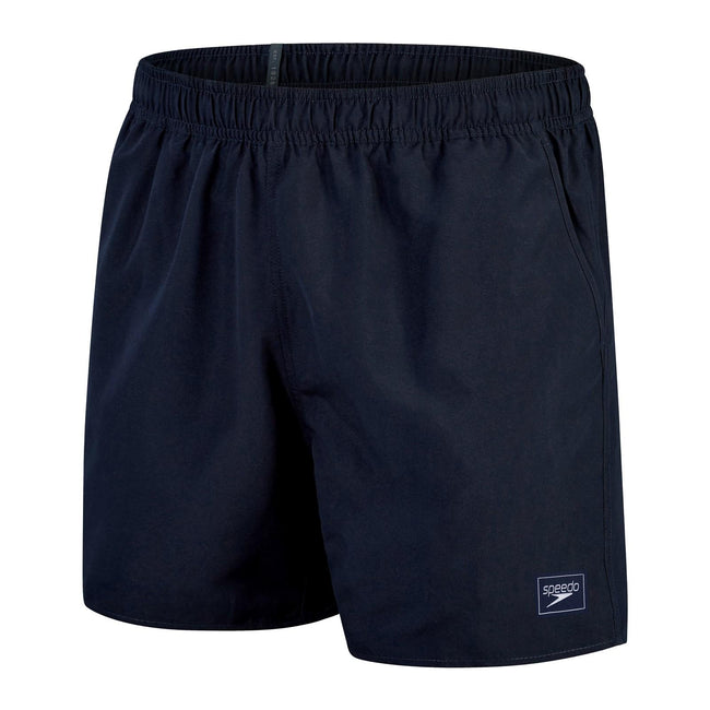 Navy - Front - Speedo Mens Prime Leisure Swim Shorts