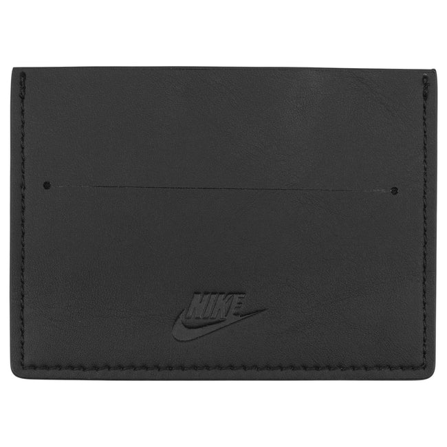 Black - Front - Nike Air Force 1 Icon Card Wallet