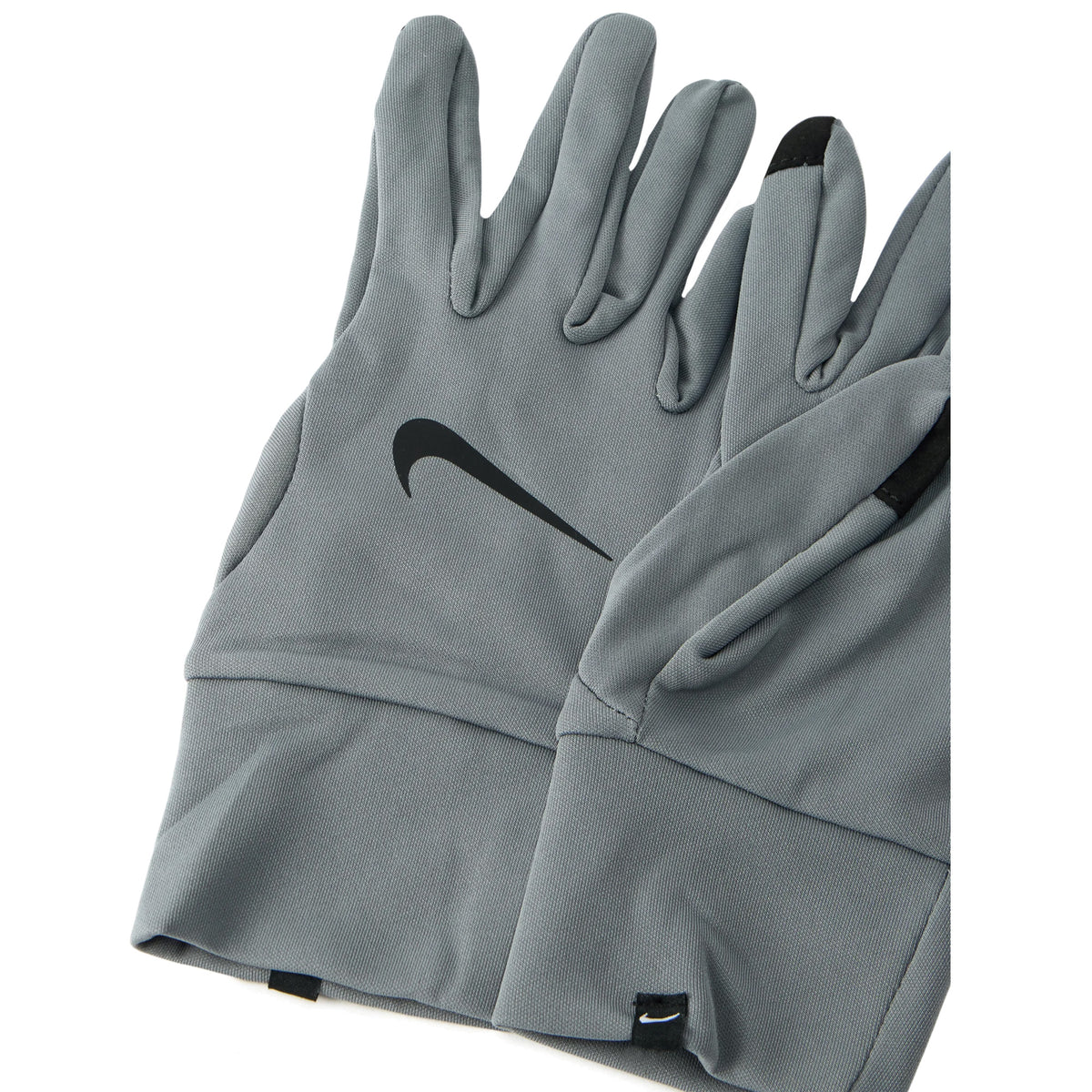 Grey - Side - Nike Mens Therma Fit Fleece Gloves