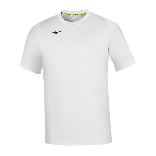 White - Front - Mizuno Mens Core Short-Sleeved T-Shirt