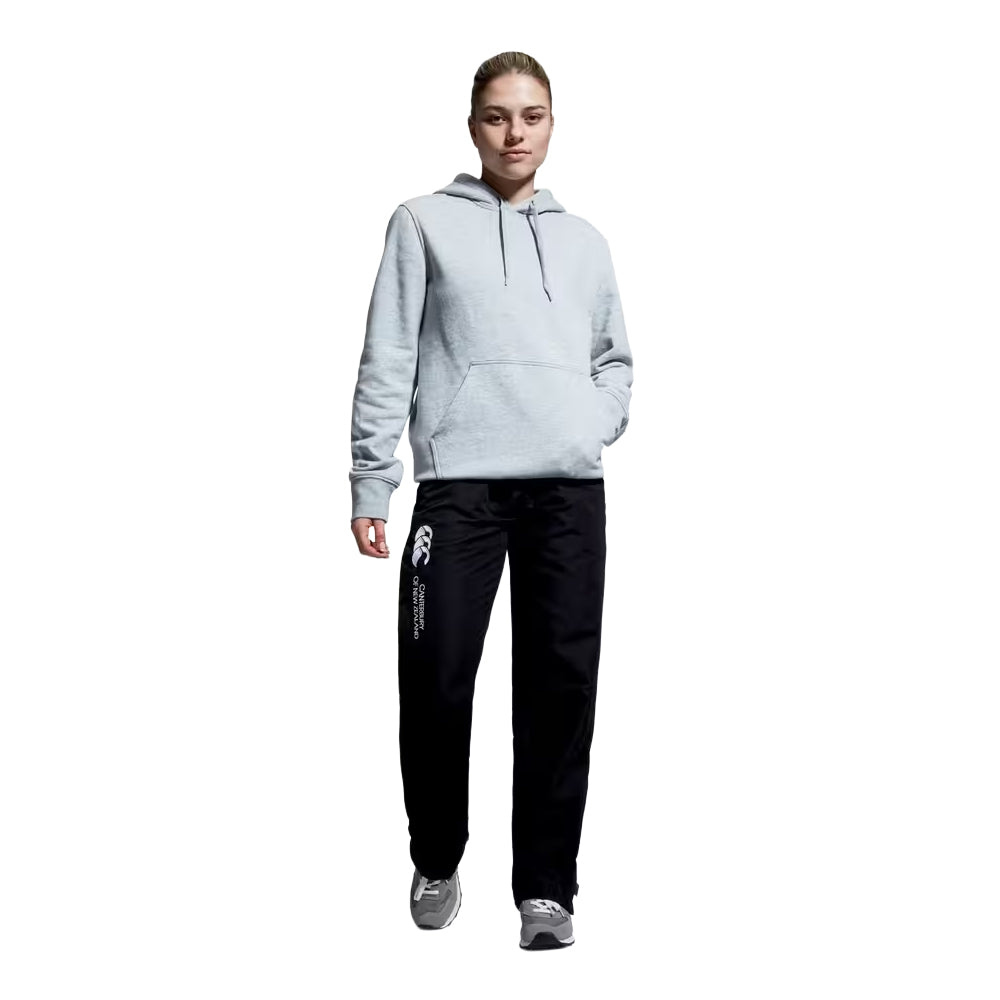 Black - Back - Canterbury Womens-Ladies Open Hem Training Jogging Bottoms