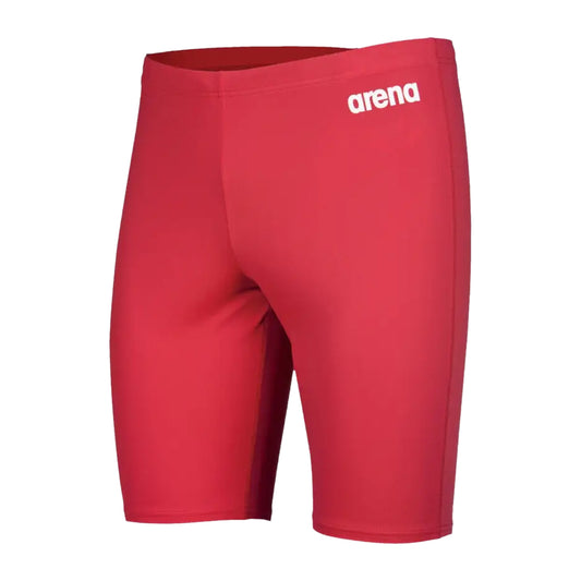 Red-White - Front - Arena Mens Solid Jammer Shorts