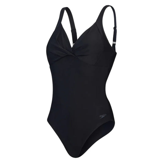Black - Front - Speedo Womens-Ladies Eco Endurance+ One Piece Swimsuit