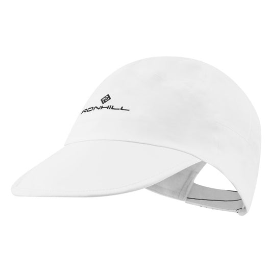 White - Front - Ronhill Logo Nylon Cap
