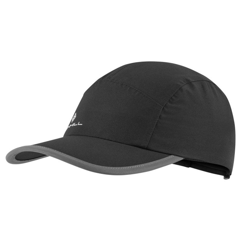 Black - Side - Ronhill Unisex Adult Storm Logo Cap