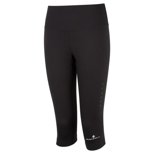 Black - Front - Ronhill Womens-Ladies Core Capri