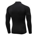 Black - Back - Carta Sport Mens Long-Sleeved Base Layer Top