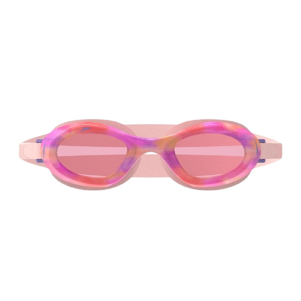 Pink - Side - Speedo Childrens-Kids Futura Hydrospex Swimming Goggles