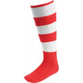 Scarlet Red-White - Front - Carta Sport Mens Euro Socks
