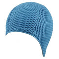Blue - Front - Beco Unisex Adult Bubble Strapless Swim Cap