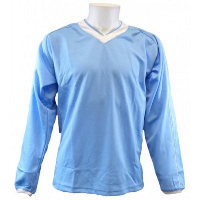 Sky Blue-White - Front - Carta Sport Unisex Adult Jersey Football Shirt