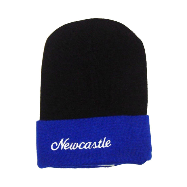 Black-Royal Blue - Front - Carta Sport Newcastle Beanie