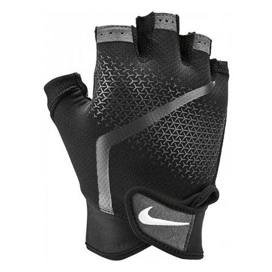 Black-Grey - Front - Nike Mens Sports Gloves