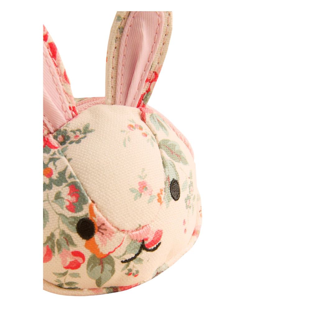Cream-Multicoloured - Lifestyle - Cath Kidston Hackney Rabbit Clip-On Purse