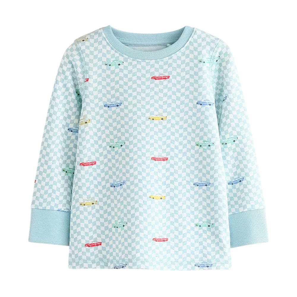 Multicoloured - Close up - Cath Kidston Childrens-Kids Snuggle Cars Cotton Pyjama Set (Pack of 3)