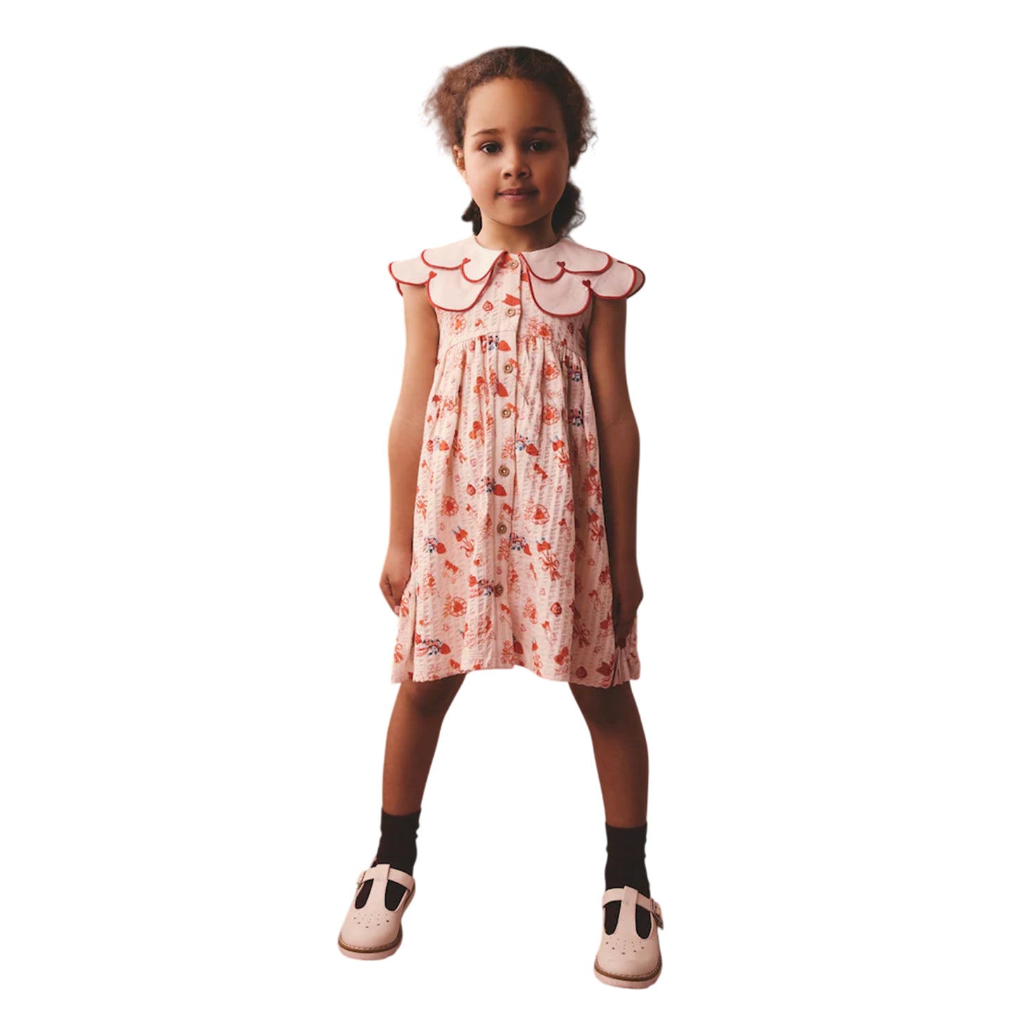 Red - Lifestyle - Cath Kidston Girls Collared Casual Dress