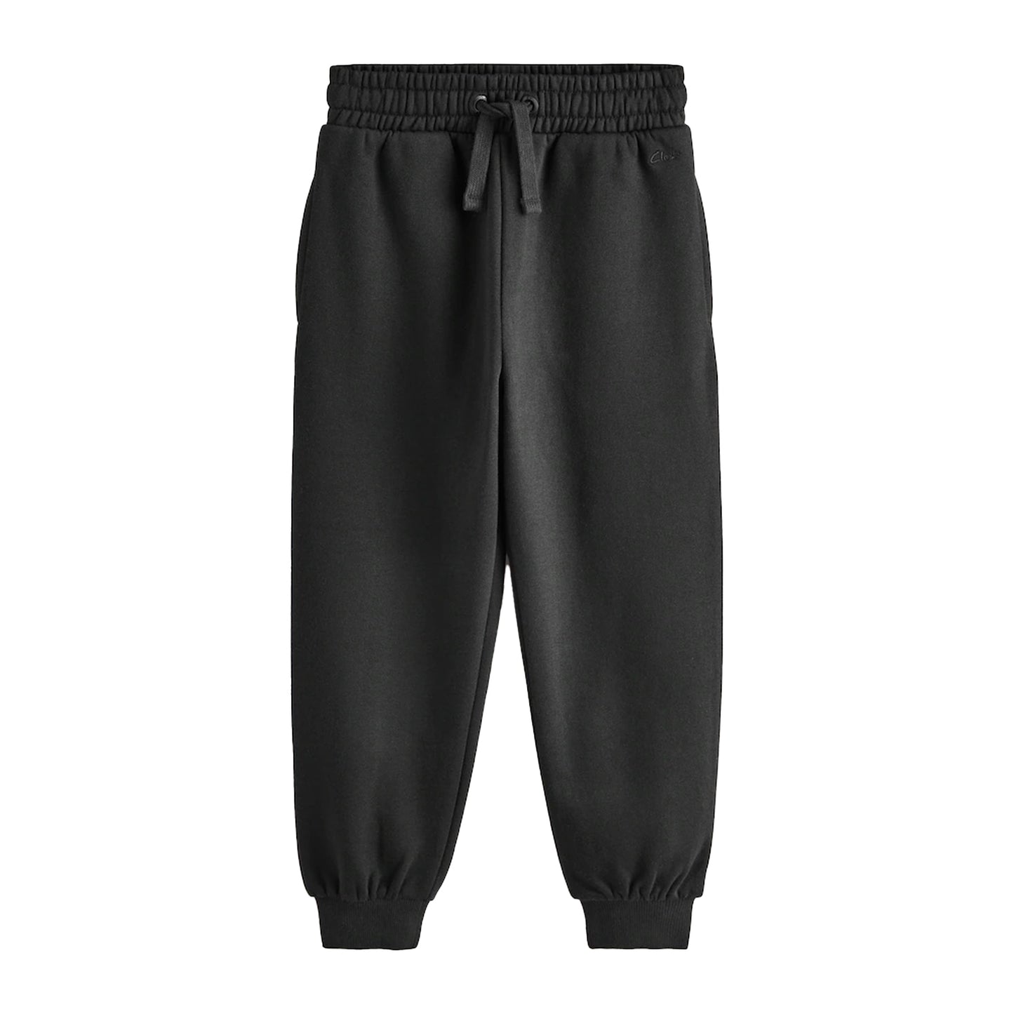 Black - Side - Clarks Boys Cotton Blend Jogging Bottoms (Pack of 2)