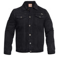 Black - Front - Duke Mens D555 London Trucker Denim Jacket