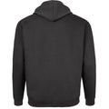 Black - Back - Duke Mens D555 Rockford Cantor Heavyweight Kingsize Full Zip Hoodie