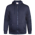 Navy - Front - Duke Mens D555 Rockford Cantor Heavyweight Kingsize Full Zip Hoodie