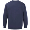 Navy - Back - Duke Mens D555 Sweat Rockford Crew Neck Kingsize Jumper