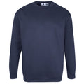 Navy - Front - Duke Mens D555 Sweat Rockford Crew Neck Kingsize Jumper