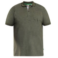 Khaki - Front - D555 Mens Grant Kingsize Pique Polo Shirt