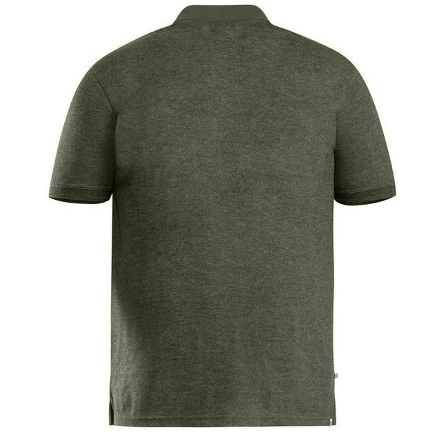Khaki - Back - Duke Mens D555 Grant Pique Kingsize Polo Shirt